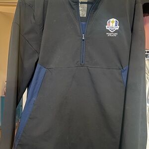 Under Armour Black and Navy Ryder Cup Whistling Straits Quarter-Zip Pullover